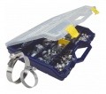 Hose clamps ,self-made of various sizes with a box 60 pcs Tools and other equipment