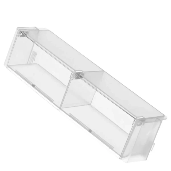 The top door shelf of the BOSCH SIEMENS refrigerator is 425 x 105 x 100 mm, orig. Holders for household refrigerators, drawers, shelves and other plastic details