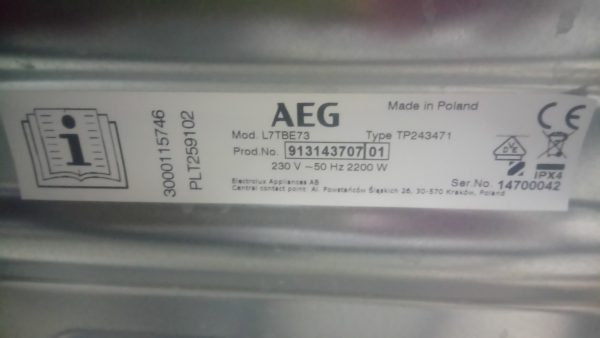 Washing machine AEG width 40cm.length 60cm Washing machines, dishwashers and dryers