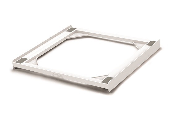Universal frame for connecting a washing machine and dryer, 60 cm wide and 60 cm deep. MELICONI. TORRE STYLE L60 BUILD-IN FRAME Anti-vibration soles of washing machines installation frames and other parts