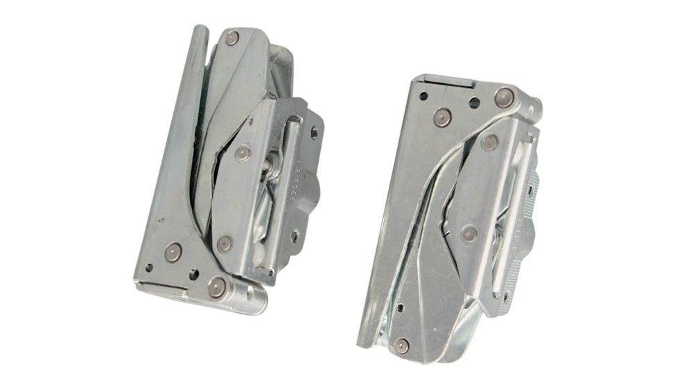 Door hinge set (2 pcs.) for built-in refrigerator GORENJE, ELECTROLUX, ZANUSSI, LIEBHERR, ARTHUR MARTIN, ATAG, DEDIETRICH, ELECTROLUX, JUNO, KUPPERSBUSCH, IMPERIAL, orig. Hinges for refrigerator doors façade installation kits