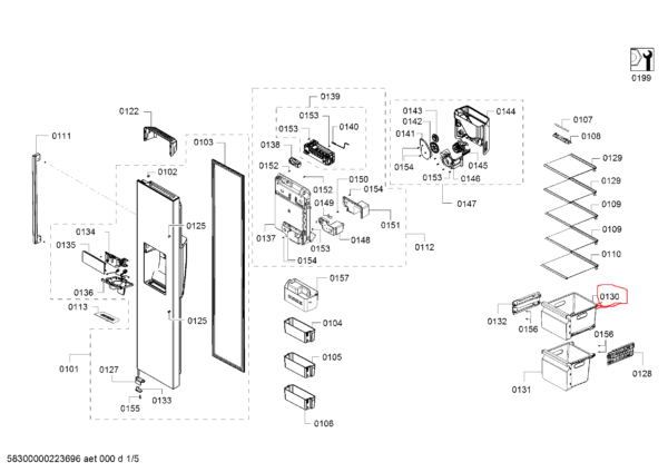 Refrigerator BOSCH/SIEMENS,NEFF pull-out top drawer ,orig. Holders for household refrigerators, drawers, shelves and other plastic details