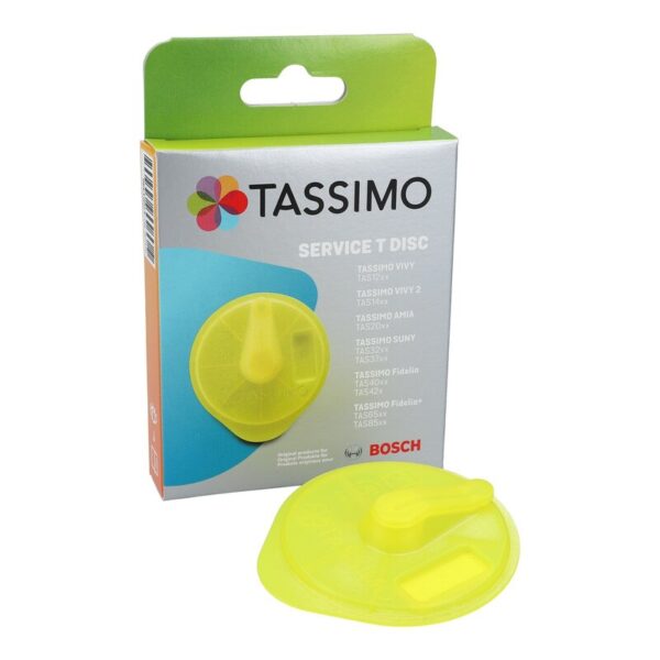 Service T disc for tassimo coffee maker, yellow, BOSCH/SIEMENS Coffee machine care products,lubricants and other parts