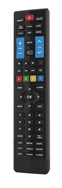 COMBINED SMART UNIVERSAL REMOTE CONTROL SAMSUNG & LG, FAB. >2000 Parts of TVs, gate air controls, etc.
