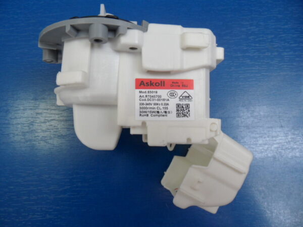 Washing machine SAMSUNG pump,alternative. B15-6A,2,220V/240V,50HZ,0. Washing machine pumps