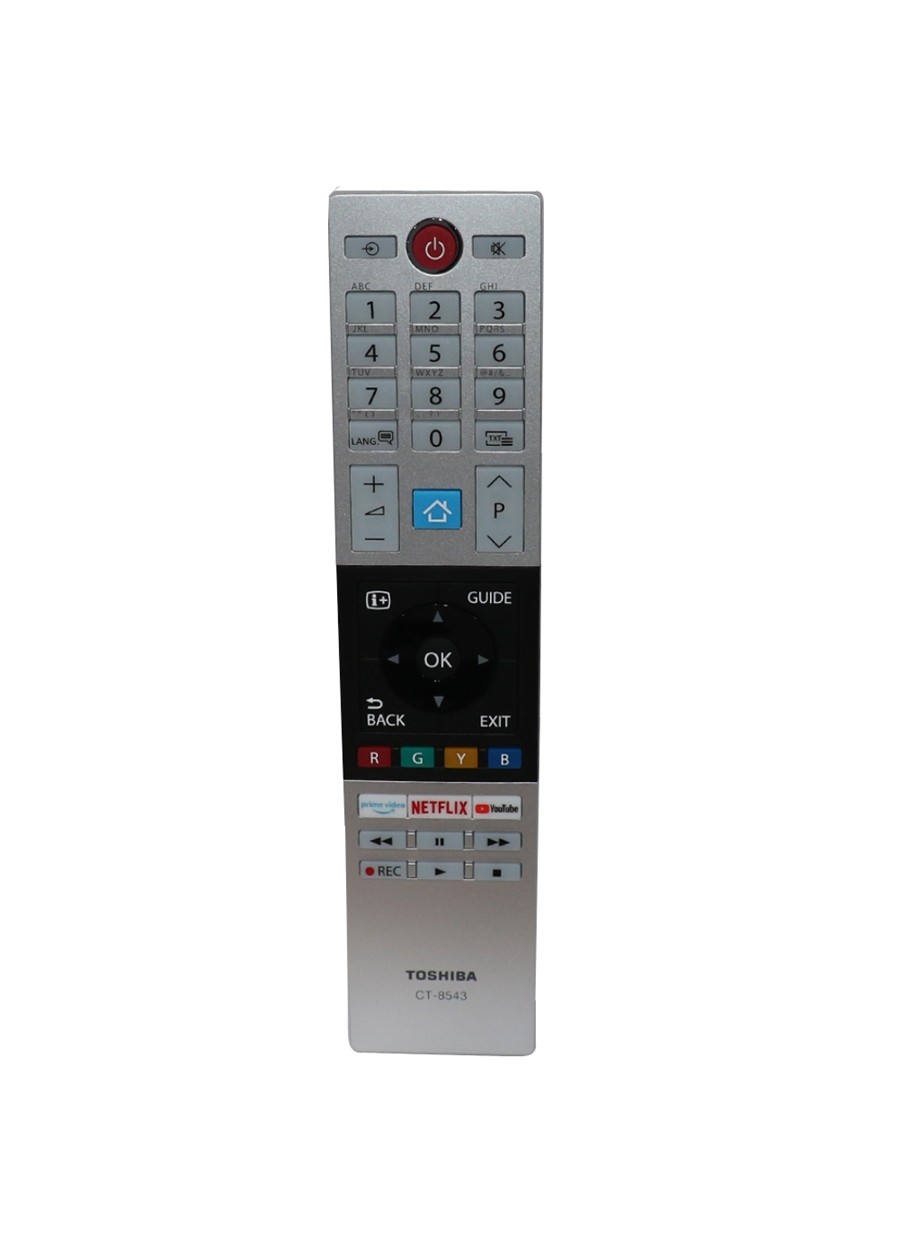 TOSHIBA TV remote Parts of TVs, gate air controls, etc.