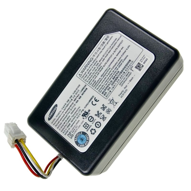 Dust pump robot SAMSUNG battery,orig. ASSY BATTERY LI IB; LI-ION,21.6V,2200MAH. Vacuum cleaner motors batteries battery chargers