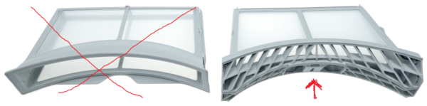 Dryer LG fluff internal filter Dryer engines, handles,door hinges,filters various other parts