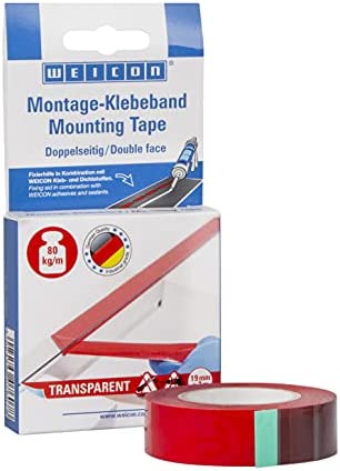 LIEBHERR refrigerator, MIELE door gasket mounting tape (double-sided), DOUBLE-SIDED MOUNTING TAPE TRANSPARENT 19MM X 3M Silicone adhesives insulation battery batteries Bearded,epilators, etc.