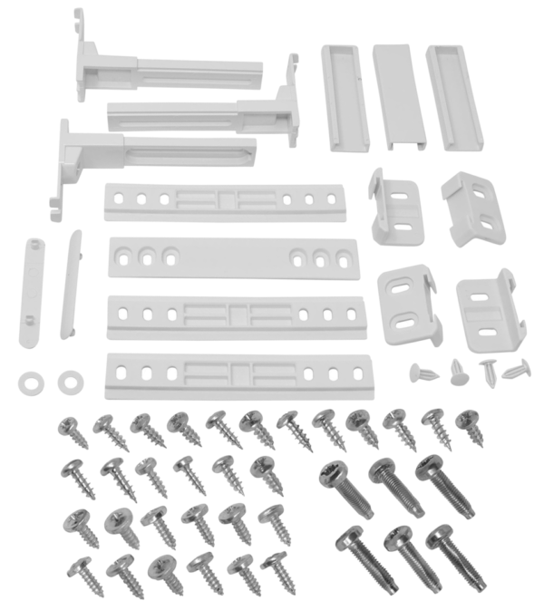 Installation kit of the façade of the refrigerator ARCELIK / BEKO. INTEGRATED FRIDGE FREEZER FITTING PACK Hinges for refrigerator doors façade installation kits