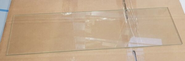 Hood ELICA panel glass,490x130x5mm,orig. Hood filters engines and other parts