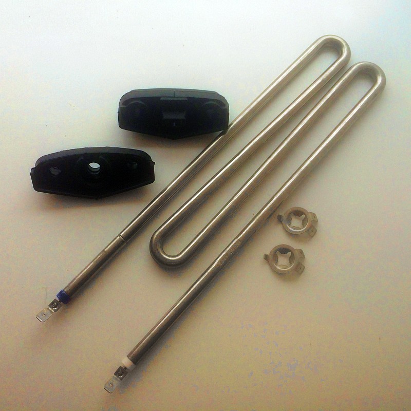 Heating element 2100W, MIELE, with gaskets and fastenings, alternative Heating elements for washing machines