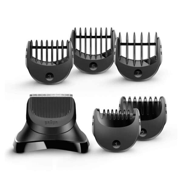 Bearded BRAUN head set. BT32 BEAR TRIMMING HEAD + 5 COMBS FOR SERIES 3 Tools, chemical care materials Beard parts and other equipment
