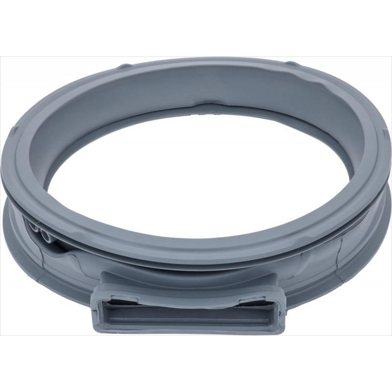 Door gasket LG with drying function, for newer type models with a return flow mechanism (2 open tubes at the top + 1 open tube for water drainage run-off at the bottom), orig. Door gaskets for washing machines