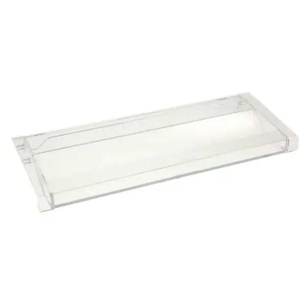 Front panel of the top drawer of the refrigerator WHIRLPOOL/INDESIT,freezer areas, 422x152mm,orig. Holders for household refrigerators, drawers, shelves and other plastic details