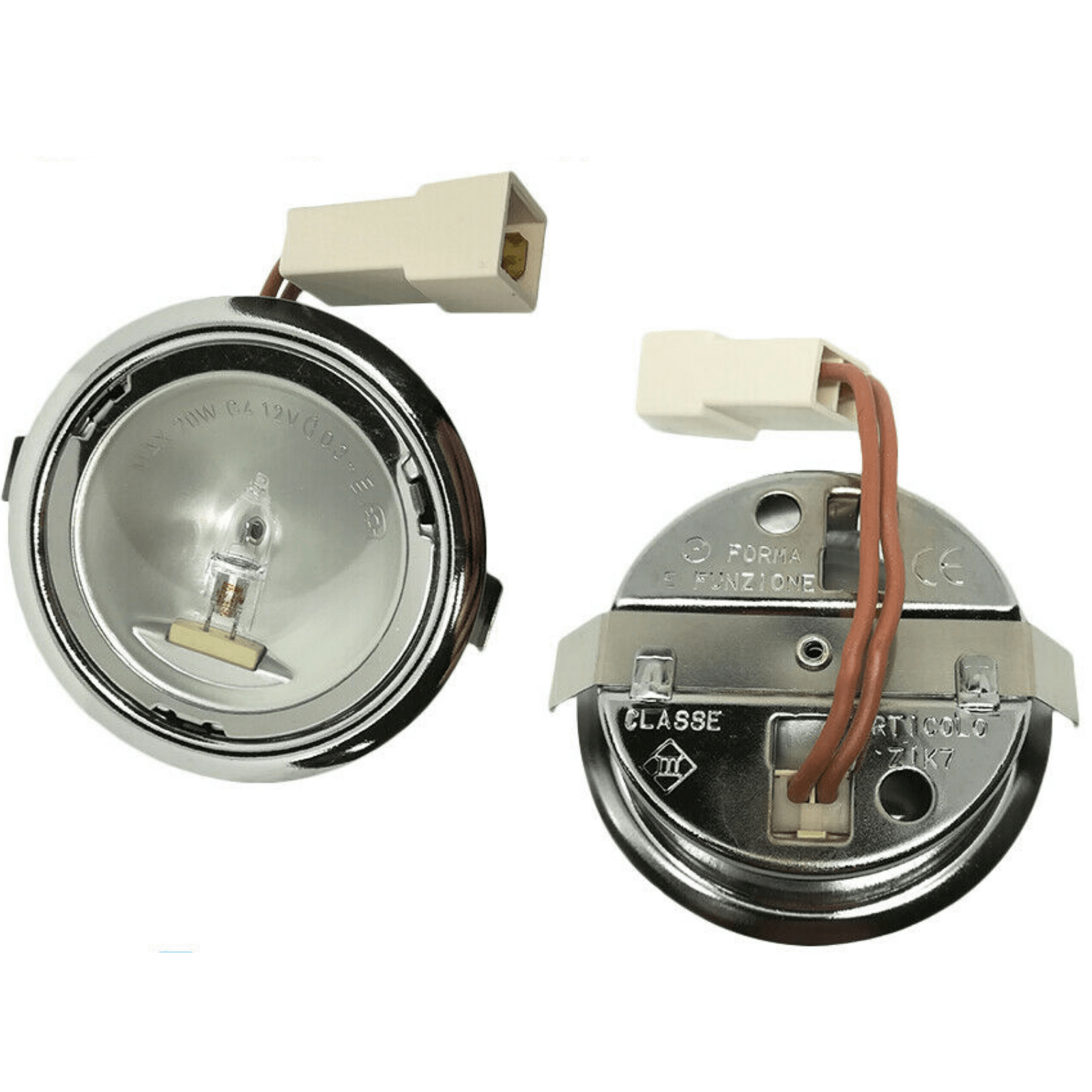 Hood halogen bulb ELICA, GORENJE, SMEG, AEG, WHIRLPOOL, 20W, hood exterior d=68, interior d=55mm,1pcs Hood filters engines and other parts