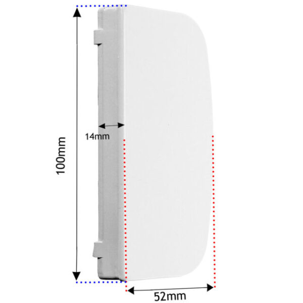 Midea refrigerator, IKEA, LAGAN 603.349.63, GORENJE, BOMANN, FAR, AIRLUX, SABA, PROLINE, freezer compartment chamber door knob, orig. Door handles for refrigerators chamber door