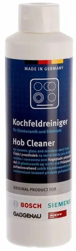 Ceramic, gas hobs BOSCH/SIEMENS and others universal cleaner 250mm Chemicals for the chemical maintenance of household appliances Lubricant, etc.