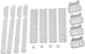 Universal door fitting set (for the façade side) of the WHIRLPOOL, INDESIT, IGNIS,SAMSUNG,LG, BAUKNECHT, AEG, ELECTROLUX, ZANUSSI,BEKO,BOSCH,SIEMENS,GORENJE and others, built-in refrigerator WHIRLPOOL, INDESIT, IGNIS,SAMSUNG,LG, BAUKNECHT, AEG, ELECTROLUX, ZANUSSI,BEKO,BOSCH,SIEMENS,GORENJE and others Hinges for refrigerator doors façade installation kits