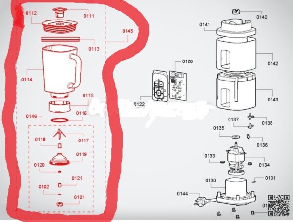 Blender BOSCH/SIEMENS,ZELMER whisk container in the kit Parts of blenders, mixers, food processors, slicers, breadcrumbs and other apparatus