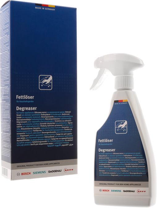 Universal cleaner for the hood BOSCH/SIEMENS and others Chemicals for the chemical maintenance of household appliances Lubricant, etc.