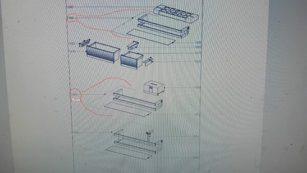 The middle, top door shelf of the liebherr refrigerator ,1pcs,orig. Holders for household refrigerators, drawers, shelves and other plastic details