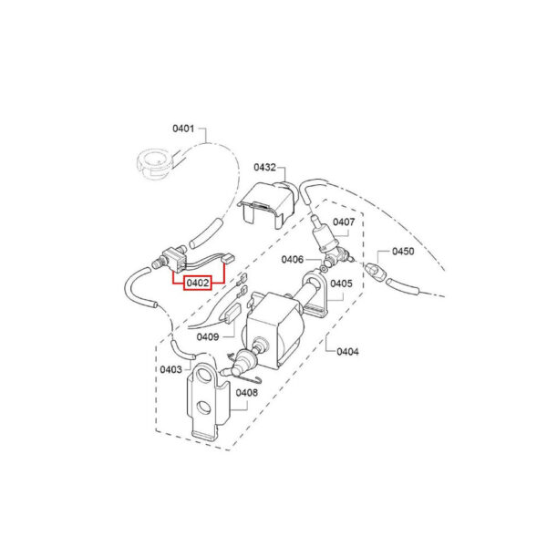 Kavos aparato BOSCH/SIEMENS vandens skaitiklis Valves, presses, connectors, pressure sensors, couplings and other parts of coffee machines