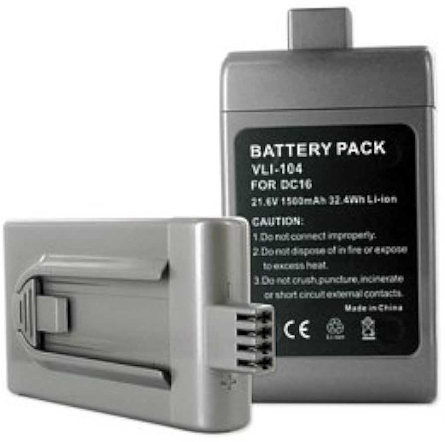 Dulkių siurblio DYSON akumuliatorius,alternatyva.21,6V-2000MAH ACCU ALTERNATIVE FOR DYSON DC16 Vacuum cleaner motors batteries battery chargers