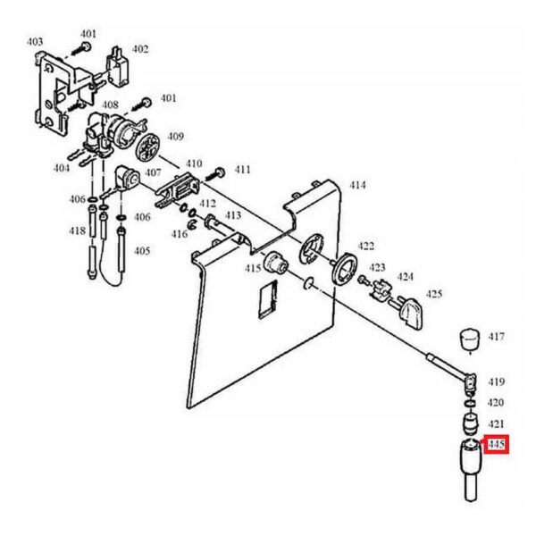 Kavos aparato JURA piltuvėlis.WASSERROHR FÜR JURA C9 UND J7 Valves, presses, connectors, pressure sensors, couplings and other parts of coffee machines