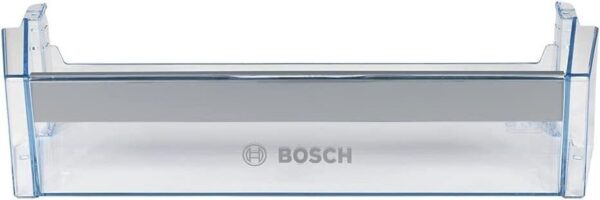 Šaldytuvo BOSCH, SIEMENS apatinė durų lentynėlė,437x95x117mm,orig. Holders for household refrigerators, drawers, shelves and other plastic details