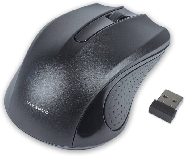 Kompiuterio pelytė.IT-MS RF 1000 USB WIRELESS MOUSE, BLACK, 1000DPI Wi-Fi adapters for computers, tablets (iPad, Tab) parts