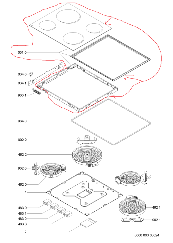 Kaitlentės WHIRLPOOL/INDESIT stiklokeramikinis paviršius komplekte Oven door glazing ,hob glassceramic surfaces