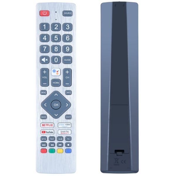 Televizoriaus SHARP pultelis. DR-0298 BT SILVER NTFLX5.0 PLAYMOVIES&TV VOICE Parts of TVs, gate air controls, etc.