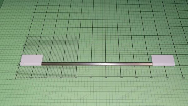 Orkaitės AMICA durų rankena,ilgis 525 мм.TÜRGRIFF RES FI12 INOX/WEISS