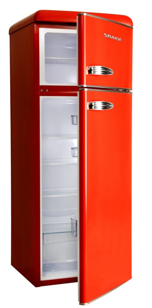 Snaigė FR24SM-PRDO0E3 Retro,red,raudonas Refrigerators and freezers