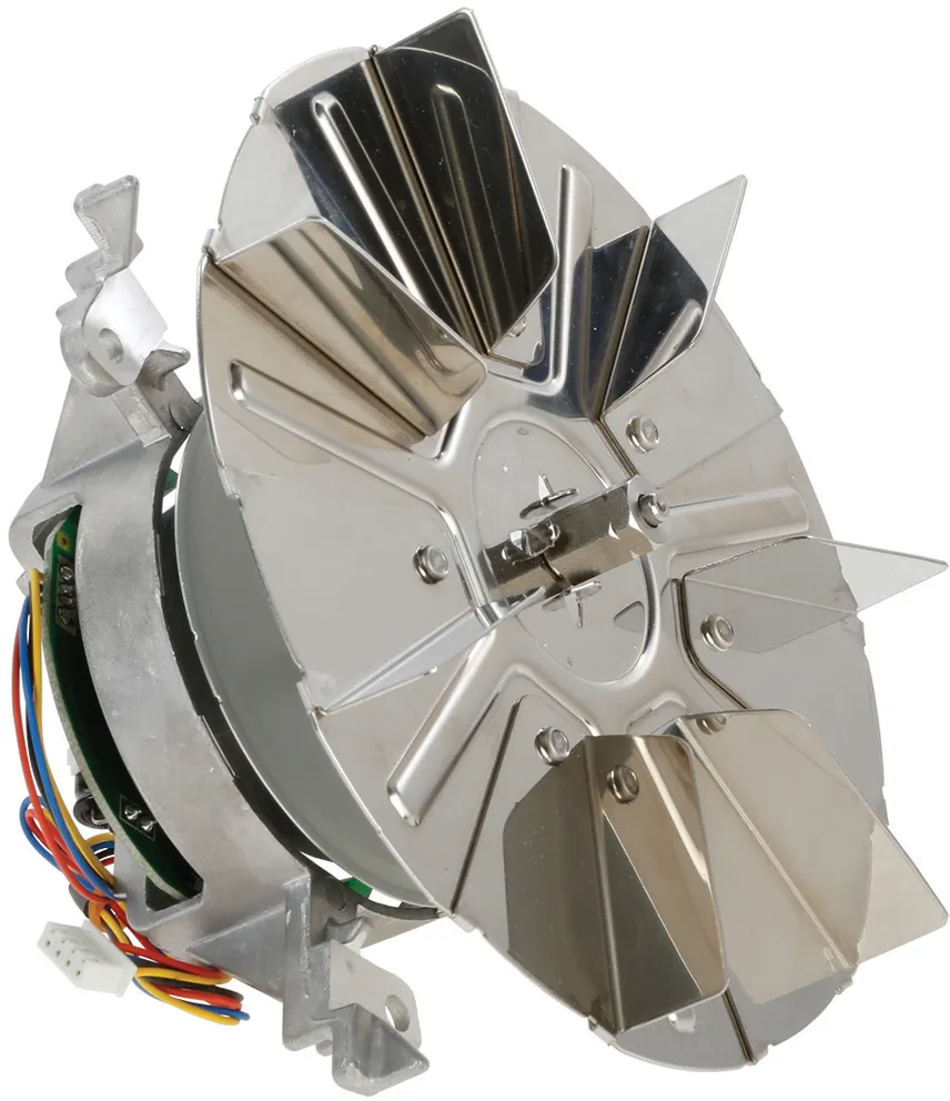 Orkaitės BOSCH/SIEMENS ventiliatorius. 48F527J010 MOTOR-FAN – FANBLADE AND HEADNUT INCL. Oven fans grill motors and wings