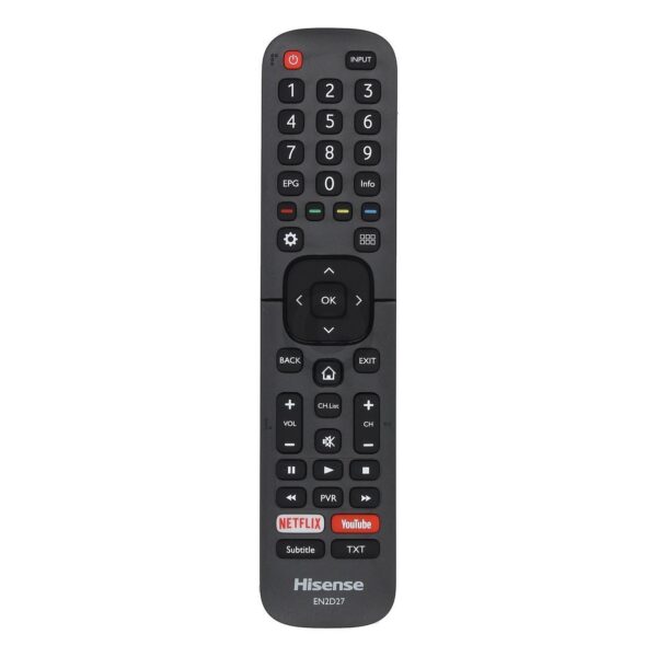 Televizoriaus HISENSE pultelis. EN2D27 REMOTE CONTROL \EN2D27\HISENSE\ROHS Parts of TVs, gate air controls, etc.