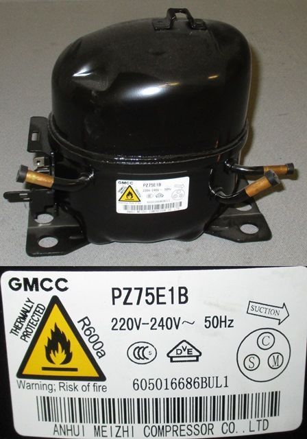 4221152200 COMPRESSOR (ELECTROLUX HXK55AA,R600,analogas -PZ75E1B,TB1112Y,TG1112Y,NX1112Y,MM1080Y,NTU120NT,U 232-15 Compressors for household refrigerators
