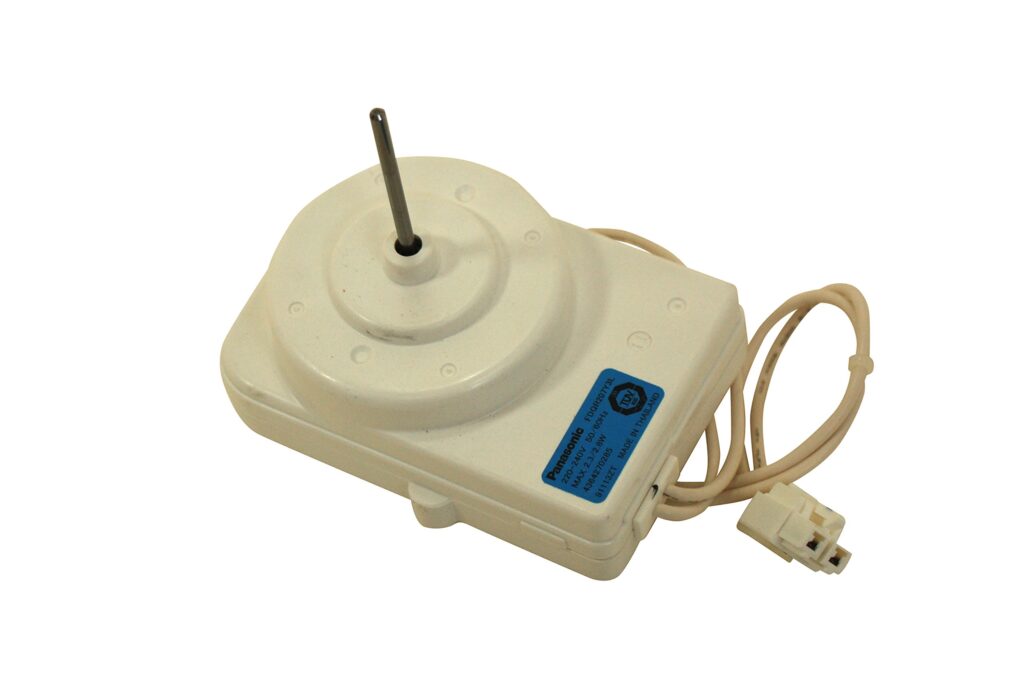 Ventiliatorius BEKO, LAMONA, (no frost – atitipirminimo) 43(49) mm ašelės ilgis, 2.3/2.8W orig. No Frost fan motors for refrigerators