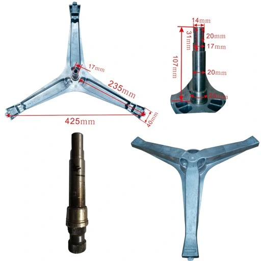 Skalbimo mašinos kryžmė SAMSUNG, 6203, 6204 guolis ,ašis 10,5cm, 25×50,55×10/12 riebokšlis; guoliai ir riebokšlis yra užsakomi atskirai Crossings of washing machines