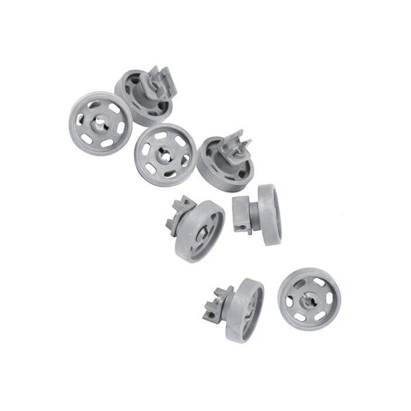 Indaplovės AEG, ELECTROLUX apatinio indų krepšelio ratukų komplektas, 8 vnt.orig. BASKET ROLLER,BOTTOM,8 X - Image 5