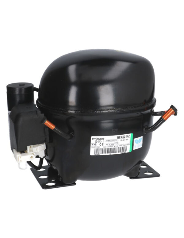 Aspera NEK6214Z HBP 230V, R134A, vid. temper. 1/2 [HP], 16,8 [cm3] CSIR, 1310 W prie +5° ir kond.+54,4°; (T6213Z ir T6213Z pakeitimas)