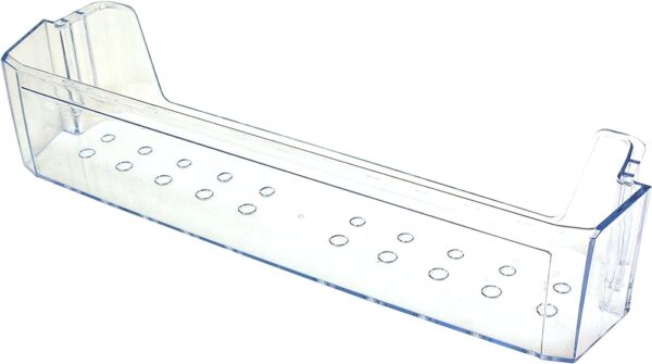 Šaldytuvo ARCELIK / BEKO / BLOMBERG apatinė durų lentyna, 490x135x10mm,100 MM DOOR SHELF_60CM_TRANPARENT
