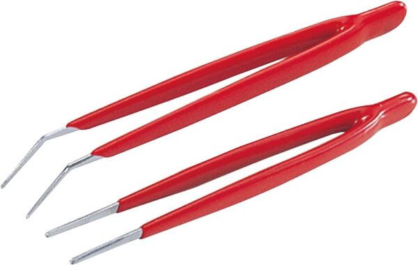 Pincetų koplektas 2vnt (lenktas, tiesus) Pro'sKit 908-T301