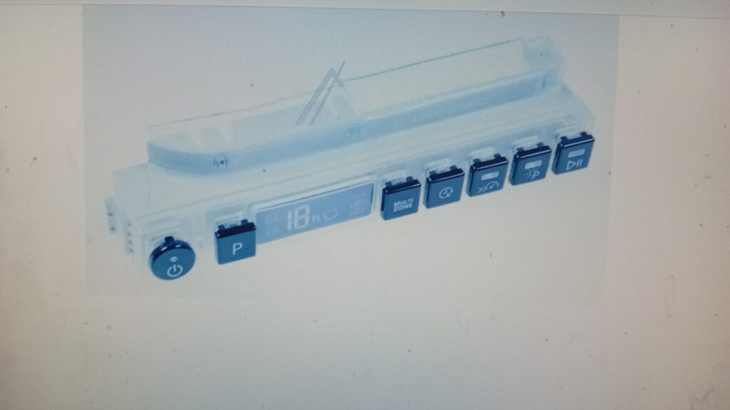 Indaplovės WHIRLPOOL/INDESIT valdymo modulis . MODULO FI C+ WHT DGT 7B BLK MZ D Modules for the electronic board of the dishwasher