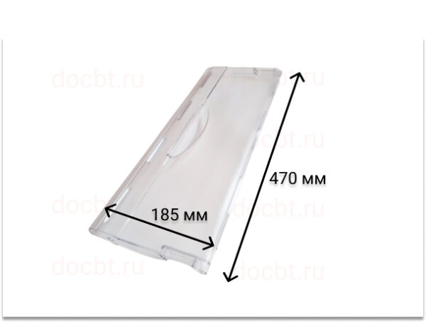 Šaldytuvo šaldiklio stalčiaus priekinis skydelis, ATLANT, MKAY.7741421.008, 7741421008, 470x185mm, MXM1807 spalva balta ir skaidri permatoma - Image 11