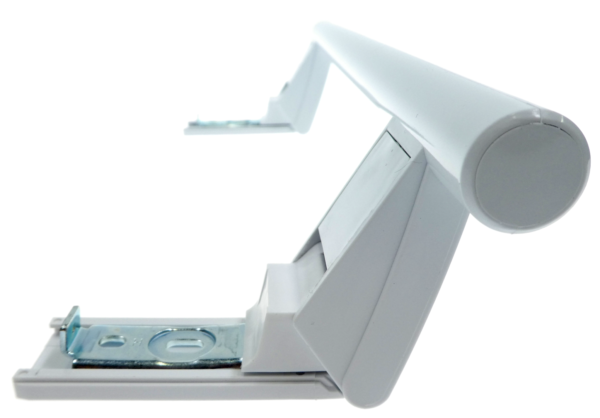 Handle for refrigerator Liebherr, 244mm distance between fastenings, full length - 310mm, white, orig.1pcs - Image 6