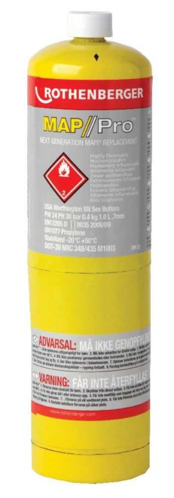 Dujos suvirinimui MAP PRO 400gr. Tools, chemical care materials Beard parts and other equipment