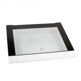 Elektrinės orkaitės AEG,ELEKTROLIUX priekinis,išorinis stiklas,594X504MM,orig. FRONT GLASS,WHITE,594X504MM Oven door glazing ,hob glassceramic surfaces