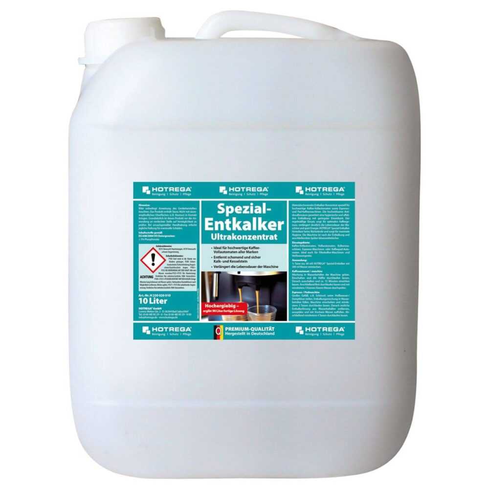 DeLonghi ,H 230 020 010 HOTREGA,Ecodecalk 10 litrų  kalkių šalinimo skystis kavos aparatams (5 nukalkinimo ciklams!!!) Coffee machine care products,lubricants and other parts